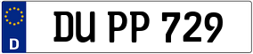 Truck License Plate